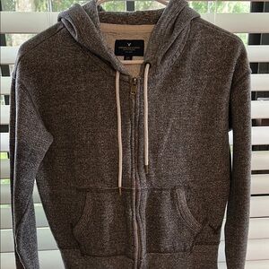 American Eagle Outfitters Gray Zip Up Jacket